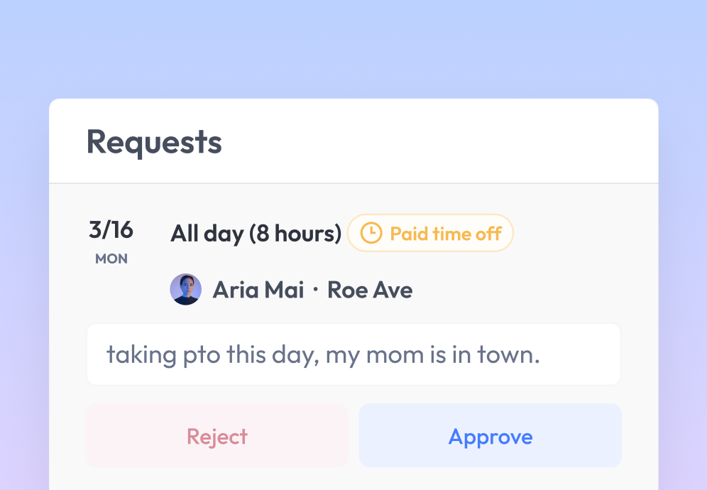 Integrated scheduling & payroll