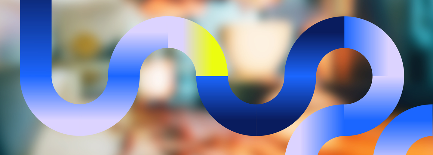 restaurant background with single ribbon 1