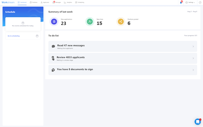 cinnabon workstream dashboard-1