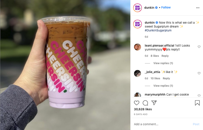 dunkin instagram-1