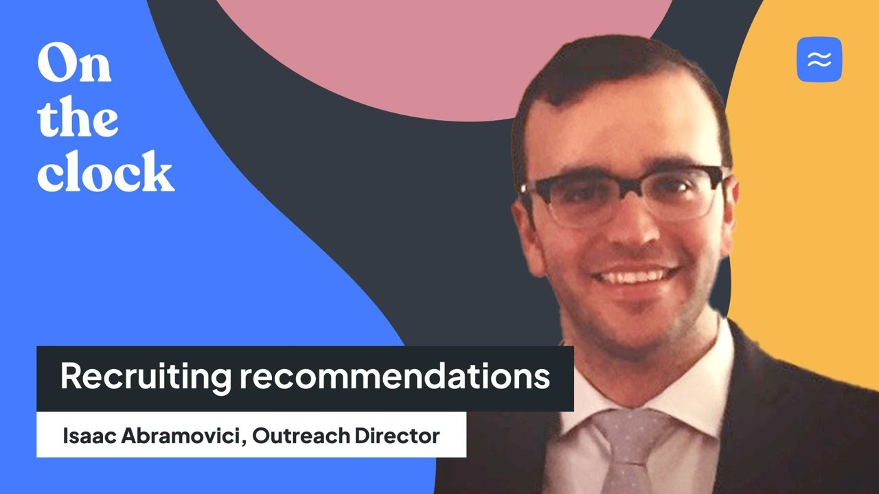 Recruiting recommendations from Isaac Abramovici of Community Home Care