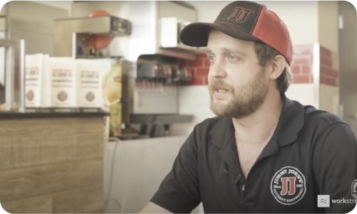 video case study thumbnail with jimmy john's