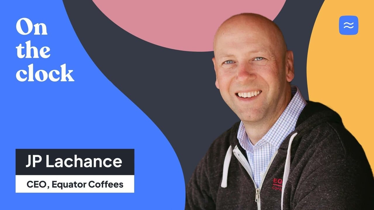 JP Lachance, CEO of Equator Coffees